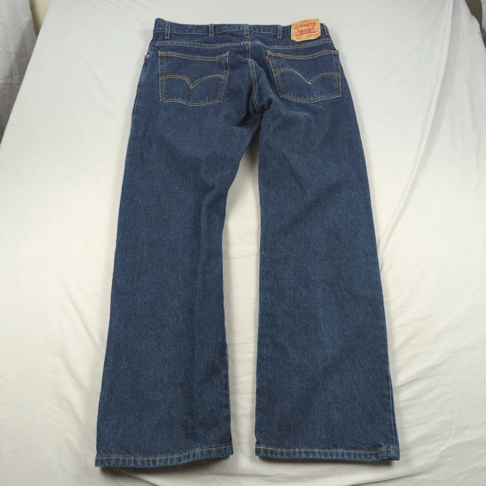 Levis Jeans Men 40x32 Blue 517 Boot Cut Western Cowboy Casual Preppy Made in USA